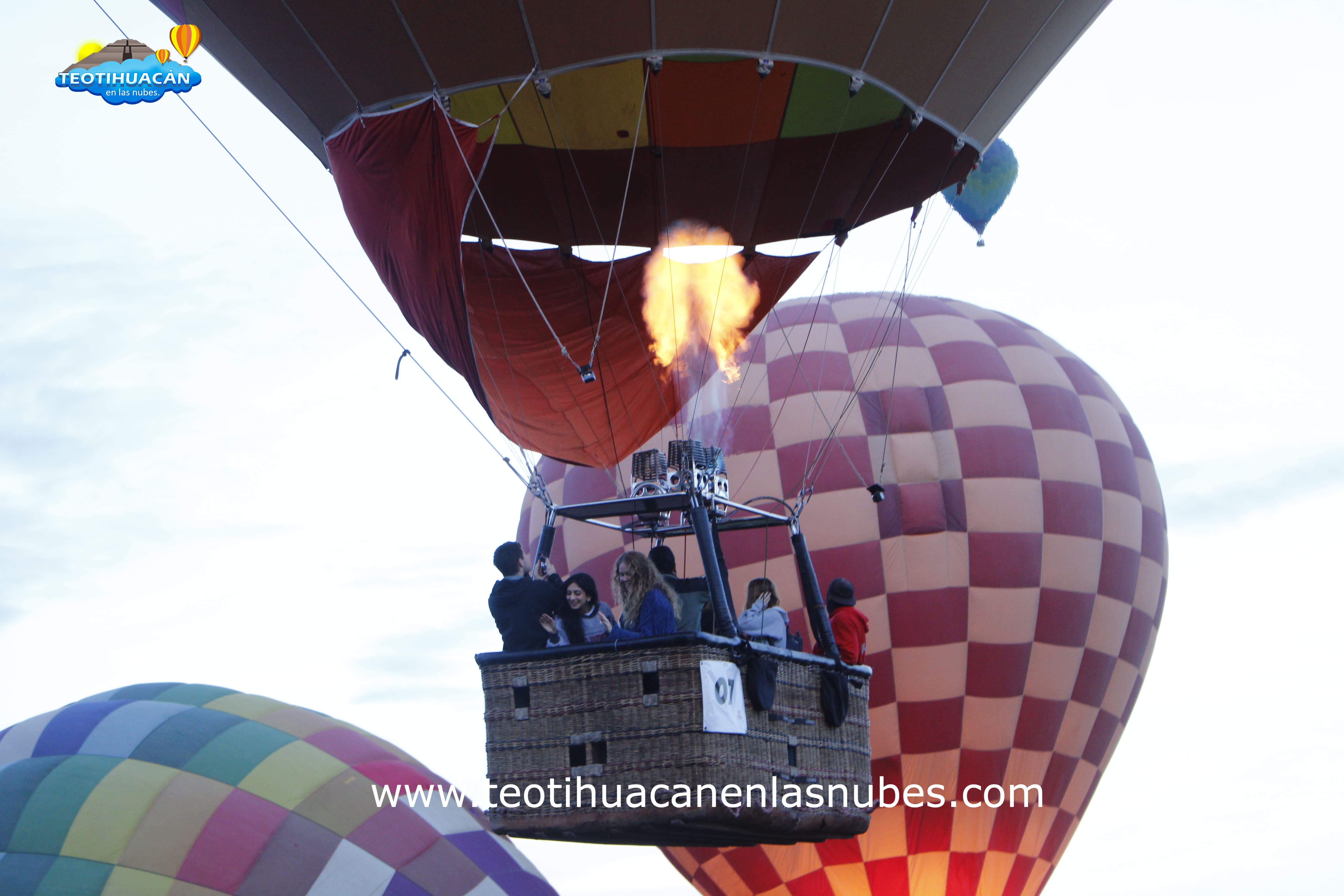 Paquete Vuelo Compartido - Vuelos en globo Teotihuacán