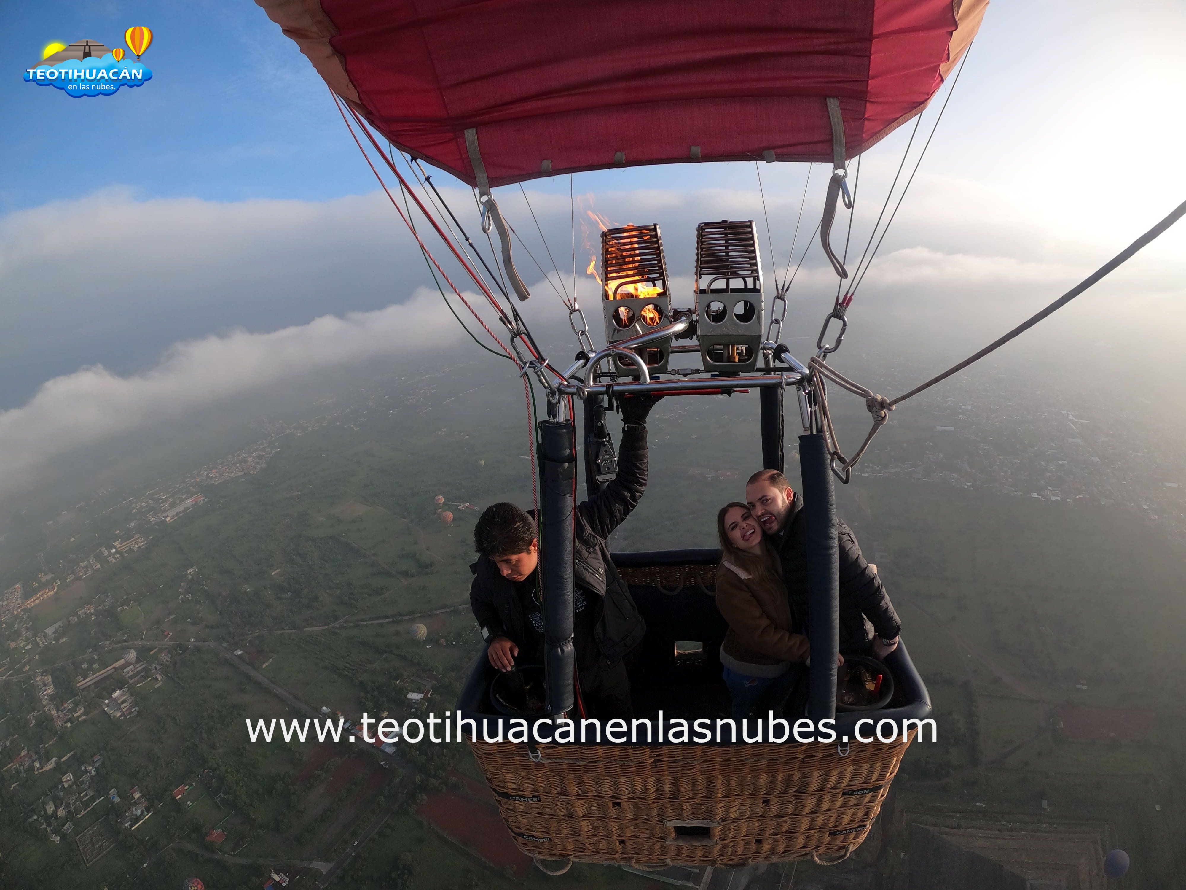 Paquete Vuelo Compartido - Vuelos en globo Teotihuacán